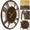 Sorbus Wooden Modern Wall Clock - Large 24-Inch Wall Clock - Battery Operated Analog for Living Room and Kitchen Décor